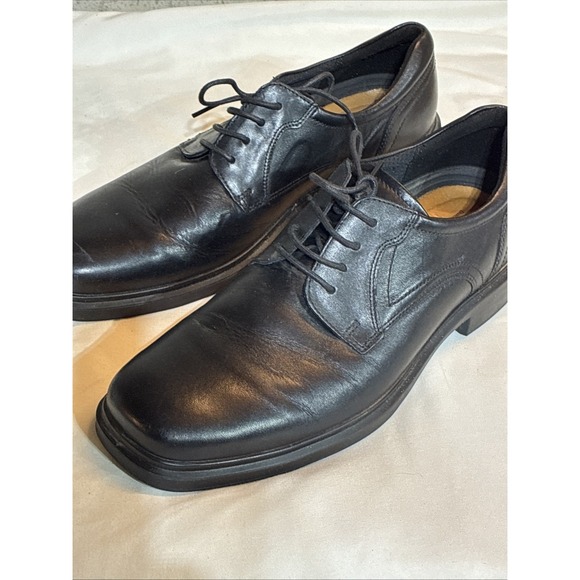 ECCO Helsinki 2 Black Leather Lace Up Loafer Dress Shoes Mens Sz 44EU 10-10.5 US main image 10